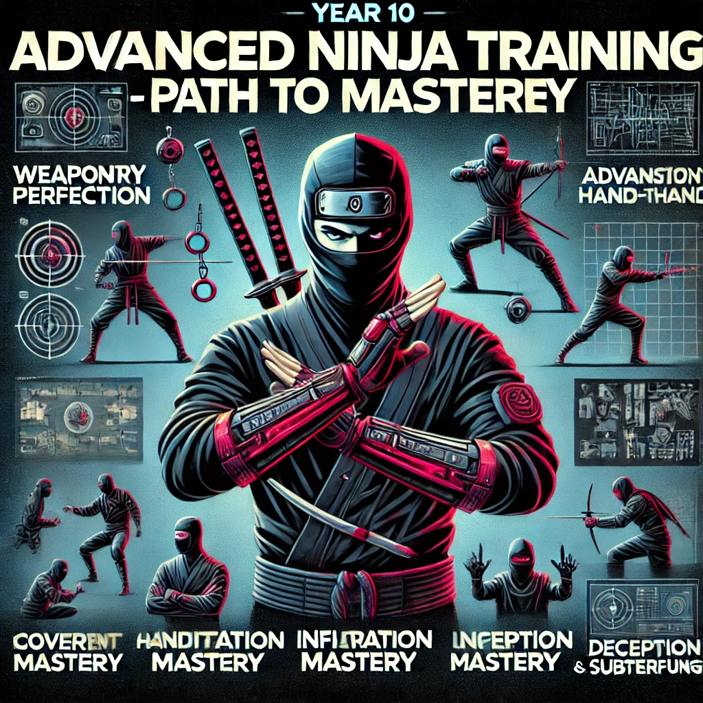 Advanced Ninja Training – Path to Mastery (Year 10)