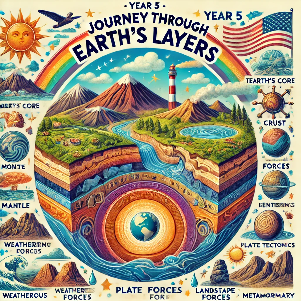 Journey Through Earth’s Layers: Year 5 Geology