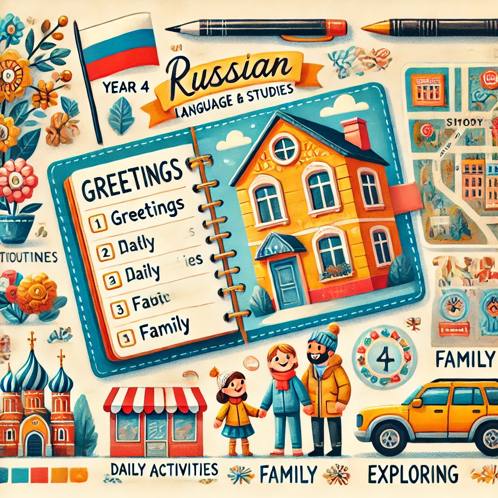 Russian Language Adventures for Young Linguists Year 4