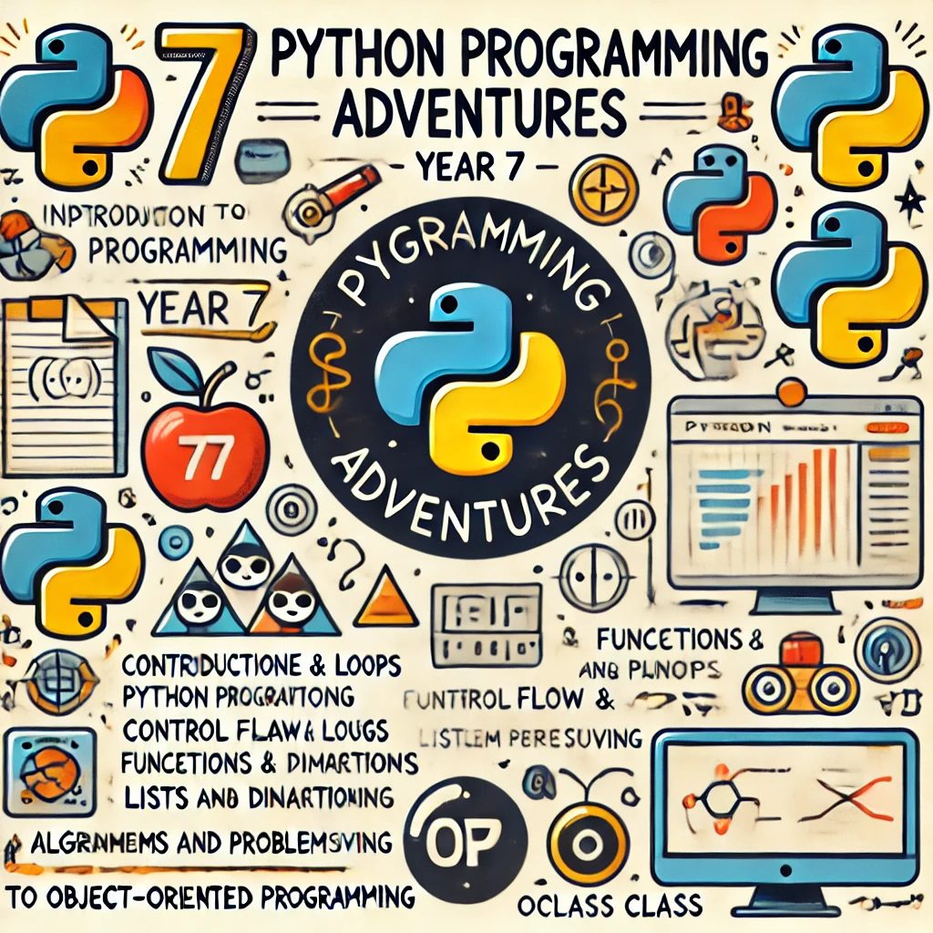 Python Programming Adventures for Year 7